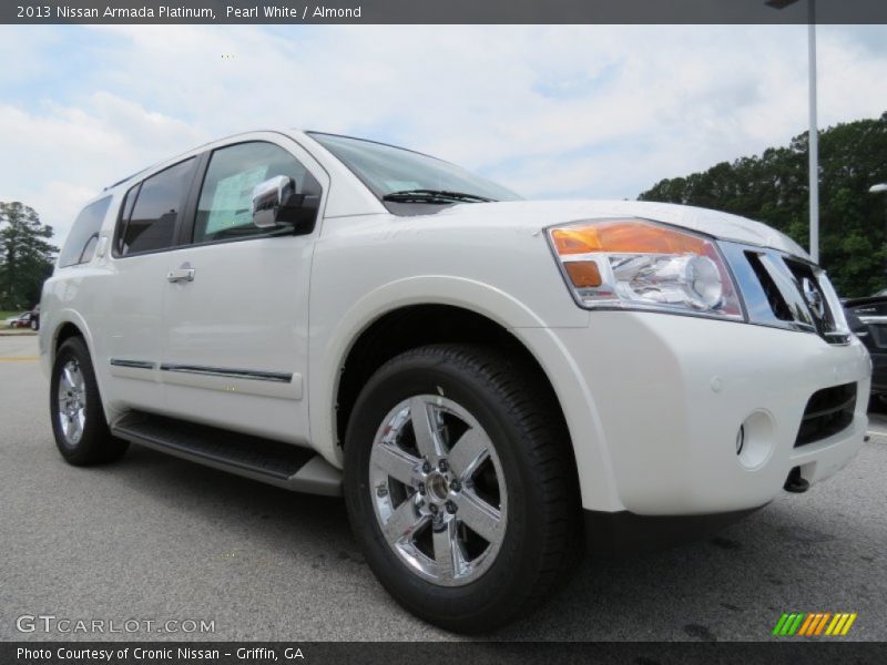 Front 3/4 View of 2013 Armada Platinum