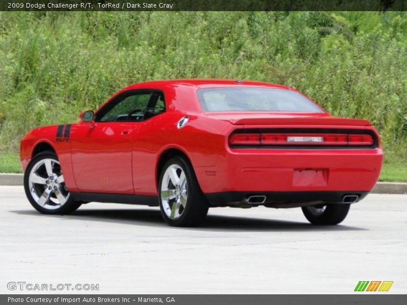 TorRed / Dark Slate Gray 2009 Dodge Challenger R/T