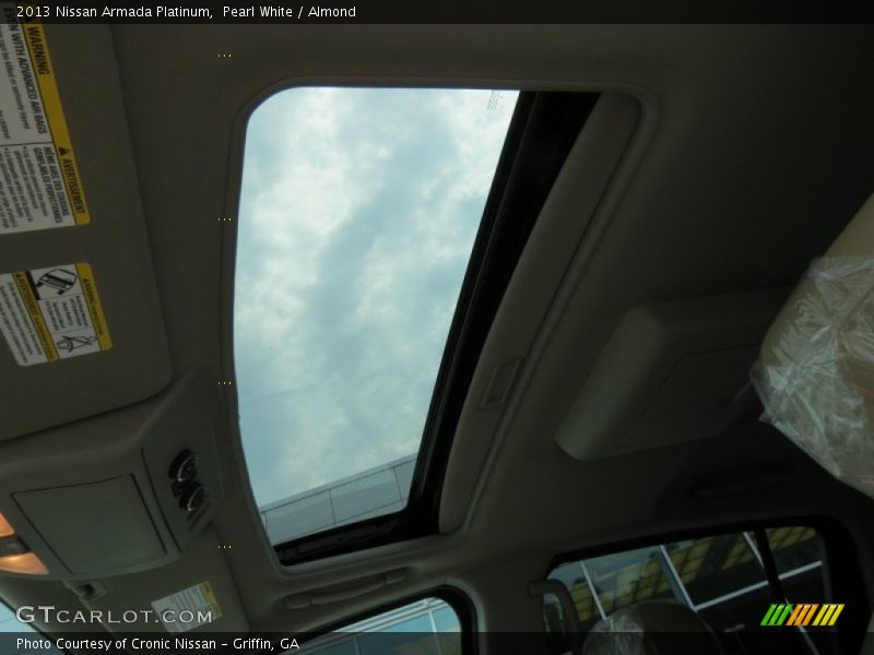 Pearl White / Almond 2013 Nissan Armada Platinum