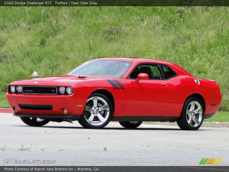 TorRed / Dark Slate Gray 2009 Dodge Challenger R/T