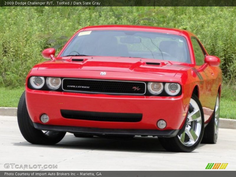 TorRed / Dark Slate Gray 2009 Dodge Challenger R/T
