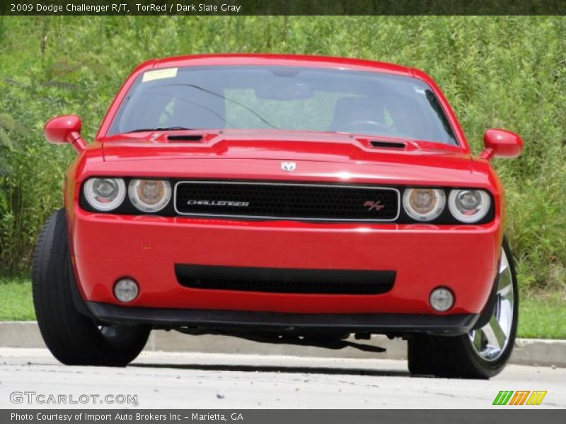 TorRed / Dark Slate Gray 2009 Dodge Challenger R/T