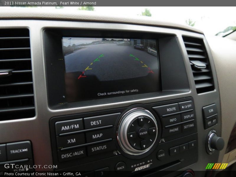 Pearl White / Almond 2013 Nissan Armada Platinum