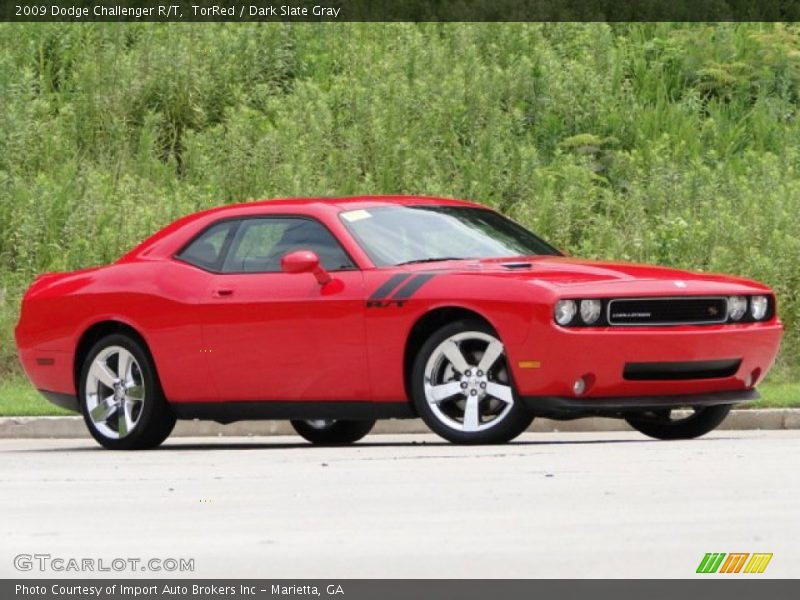 TorRed / Dark Slate Gray 2009 Dodge Challenger R/T