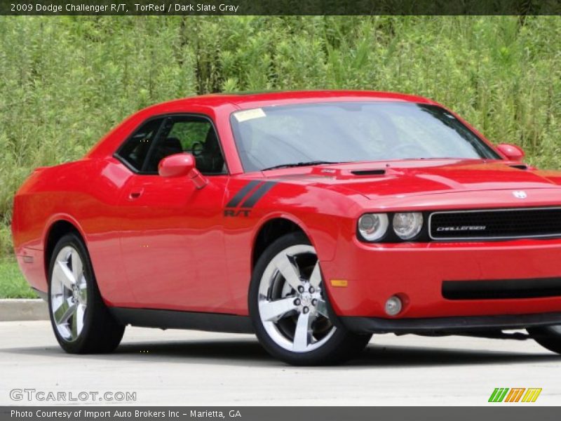 TorRed / Dark Slate Gray 2009 Dodge Challenger R/T