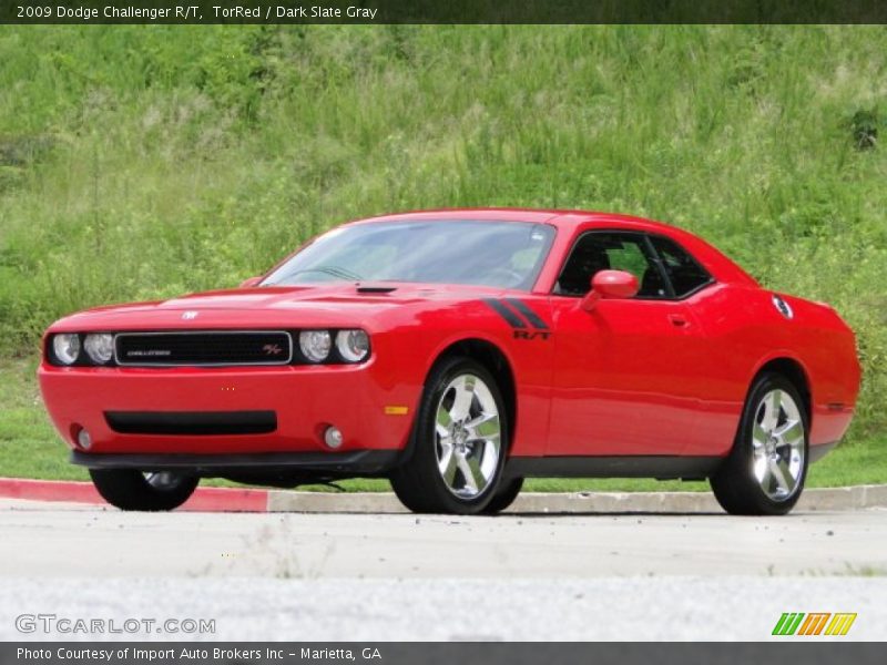 TorRed / Dark Slate Gray 2009 Dodge Challenger R/T