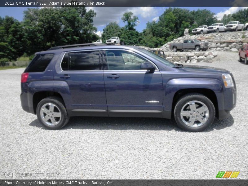 Atlantis Blue Metallic / Jet Black 2013 GMC Terrain SLE