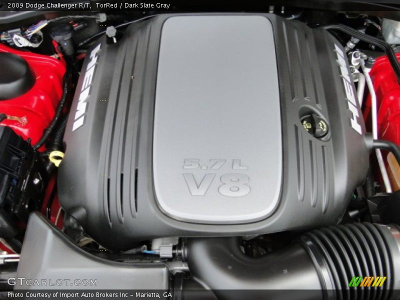 TorRed / Dark Slate Gray 2009 Dodge Challenger R/T