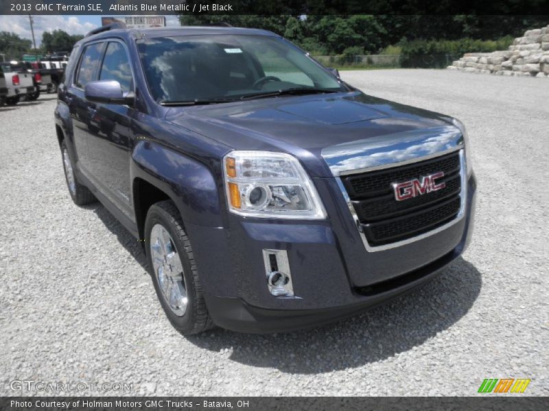 Atlantis Blue Metallic / Jet Black 2013 GMC Terrain SLE