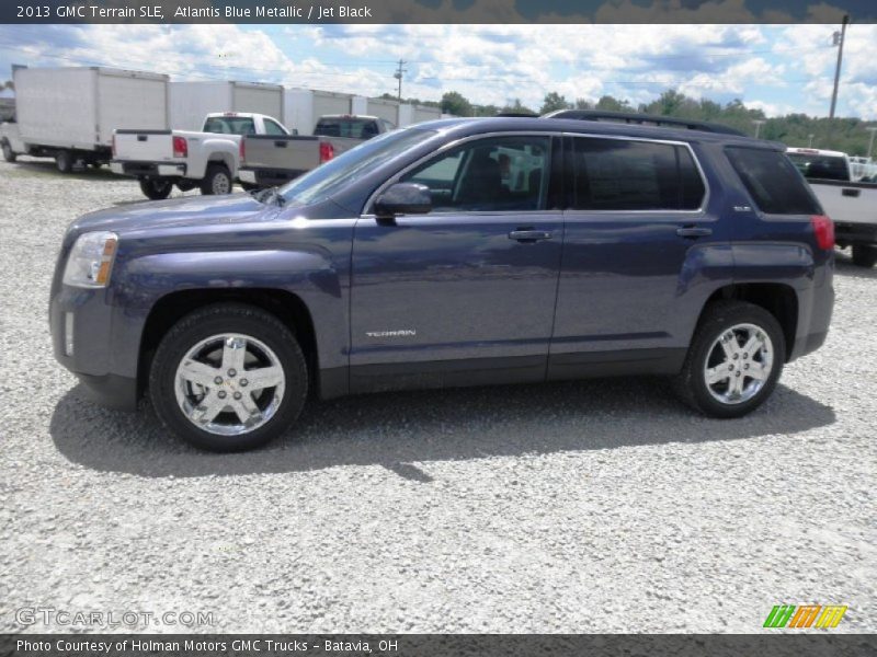 Atlantis Blue Metallic / Jet Black 2013 GMC Terrain SLE