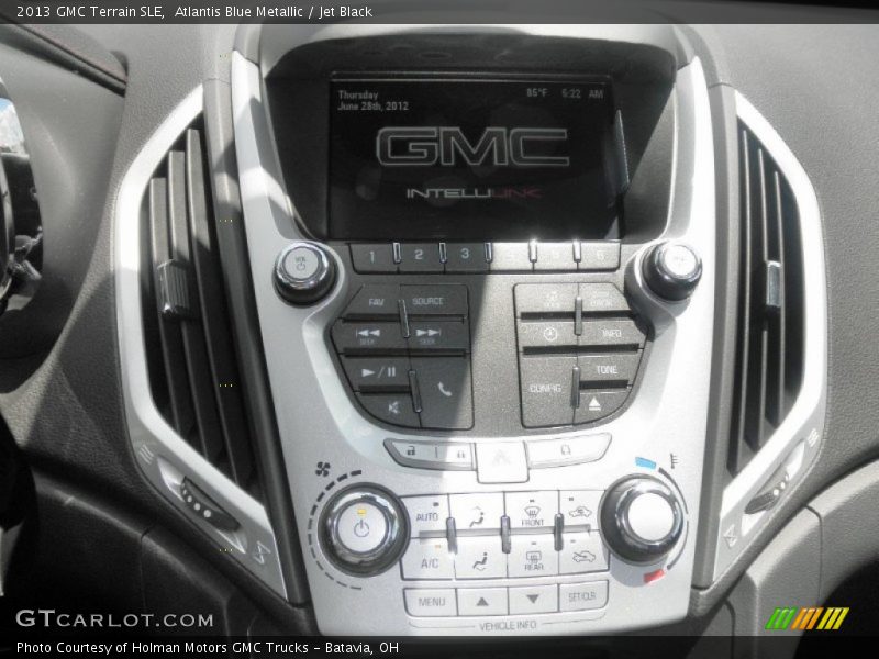 Atlantis Blue Metallic / Jet Black 2013 GMC Terrain SLE