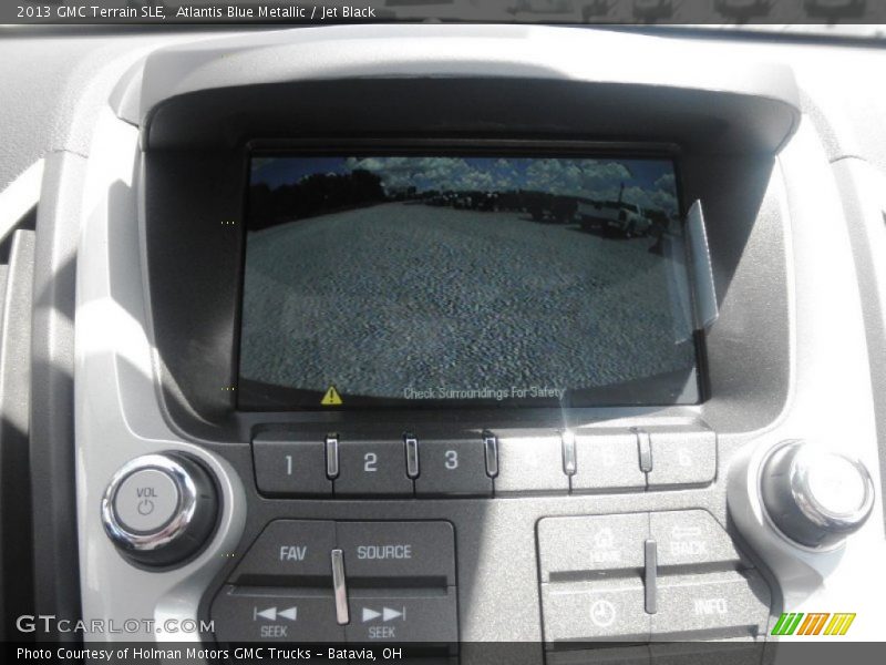 Atlantis Blue Metallic / Jet Black 2013 GMC Terrain SLE