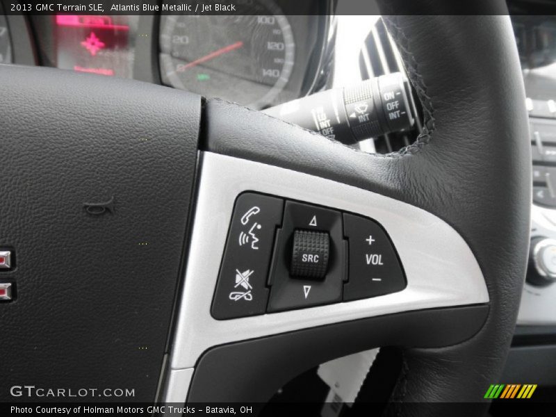 Atlantis Blue Metallic / Jet Black 2013 GMC Terrain SLE