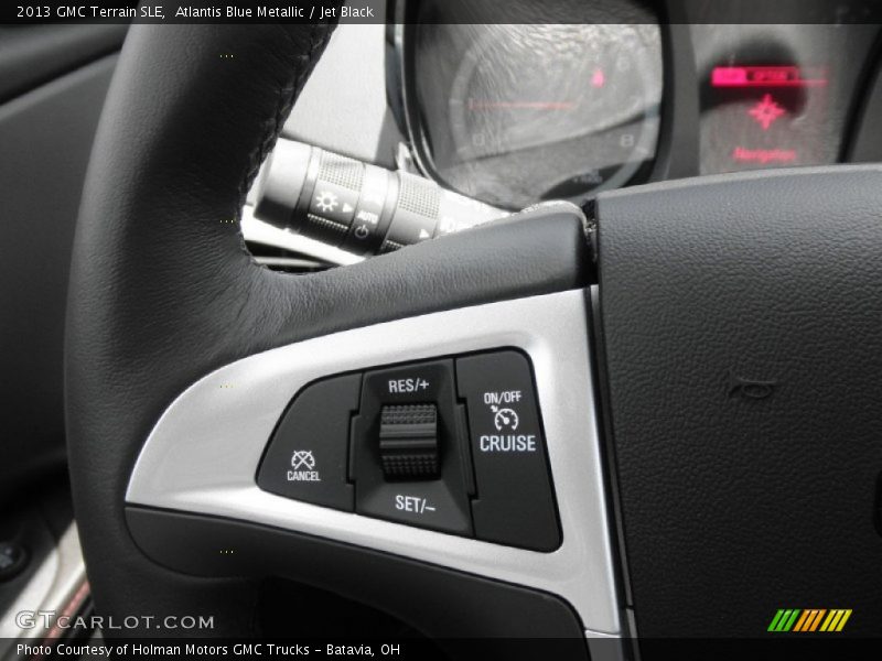 Atlantis Blue Metallic / Jet Black 2013 GMC Terrain SLE