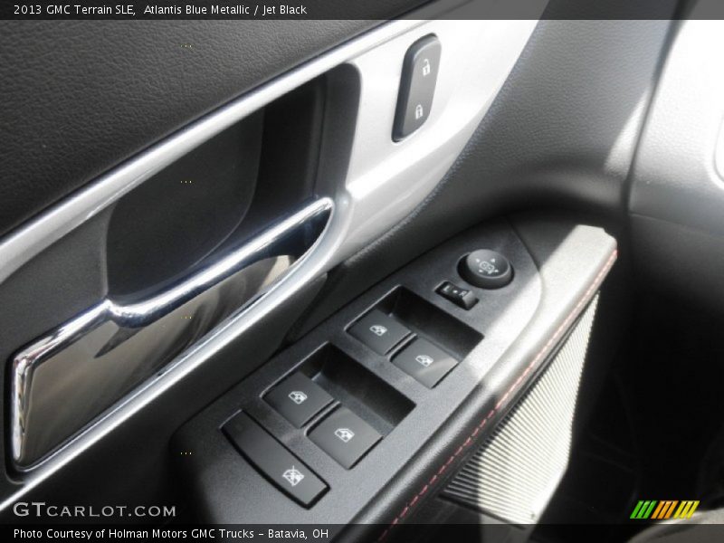 Atlantis Blue Metallic / Jet Black 2013 GMC Terrain SLE