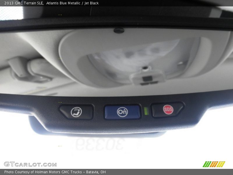 Atlantis Blue Metallic / Jet Black 2013 GMC Terrain SLE