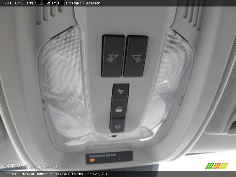 Atlantis Blue Metallic / Jet Black 2013 GMC Terrain SLE