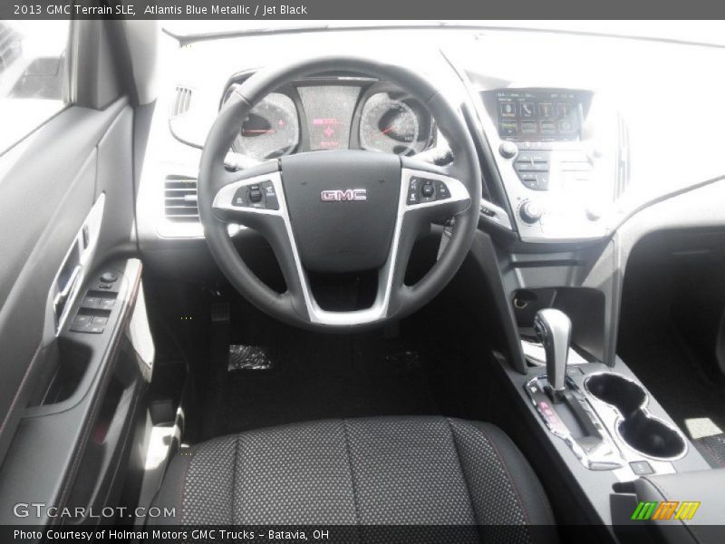 Atlantis Blue Metallic / Jet Black 2013 GMC Terrain SLE