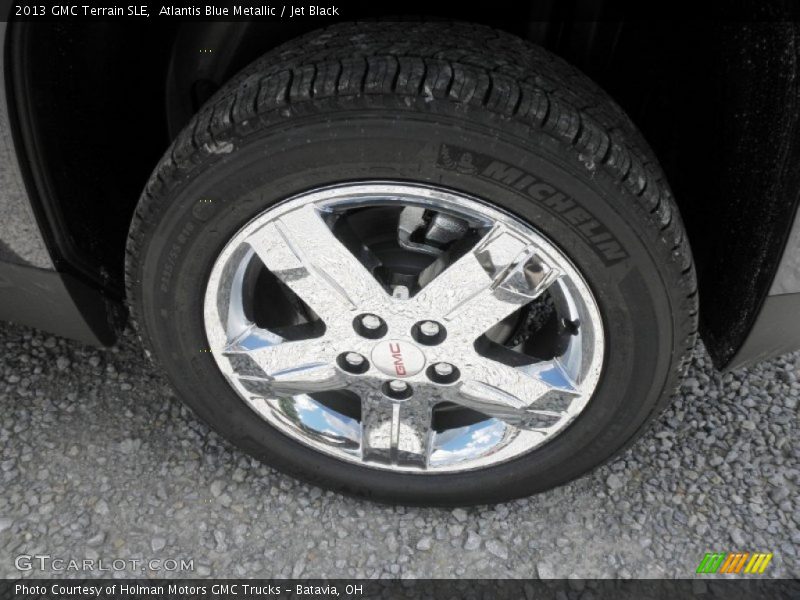 Atlantis Blue Metallic / Jet Black 2013 GMC Terrain SLE