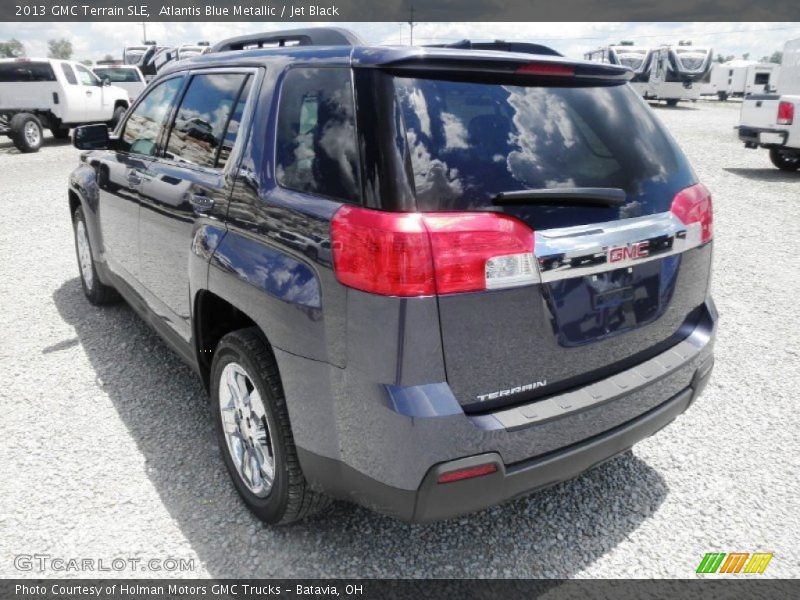 Atlantis Blue Metallic / Jet Black 2013 GMC Terrain SLE
