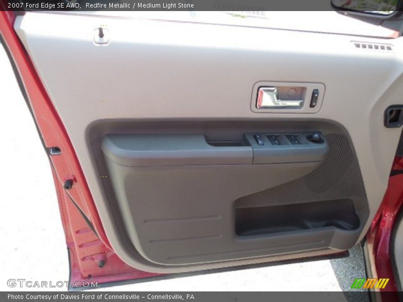 Redfire Metallic / Medium Light Stone 2007 Ford Edge SE AWD