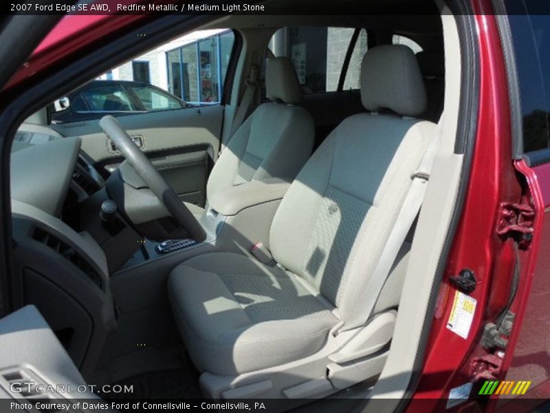 Redfire Metallic / Medium Light Stone 2007 Ford Edge SE AWD