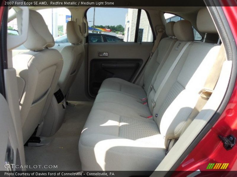 Redfire Metallic / Medium Light Stone 2007 Ford Edge SE AWD