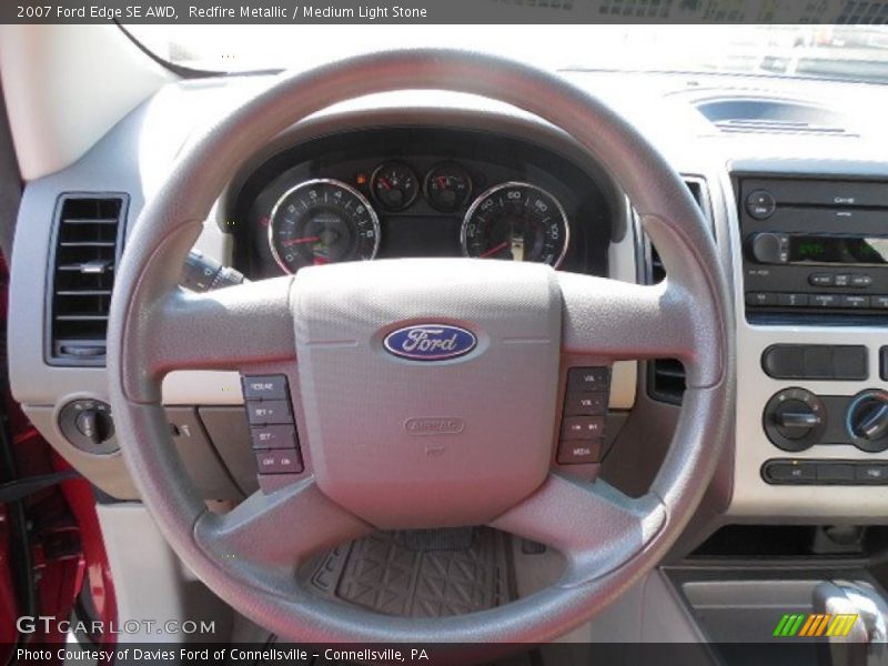 Redfire Metallic / Medium Light Stone 2007 Ford Edge SE AWD