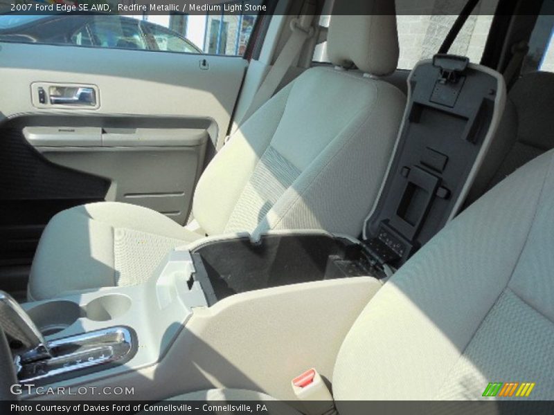 Redfire Metallic / Medium Light Stone 2007 Ford Edge SE AWD