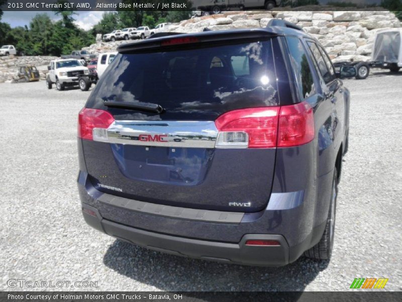 Atlantis Blue Metallic / Jet Black 2013 GMC Terrain SLT AWD