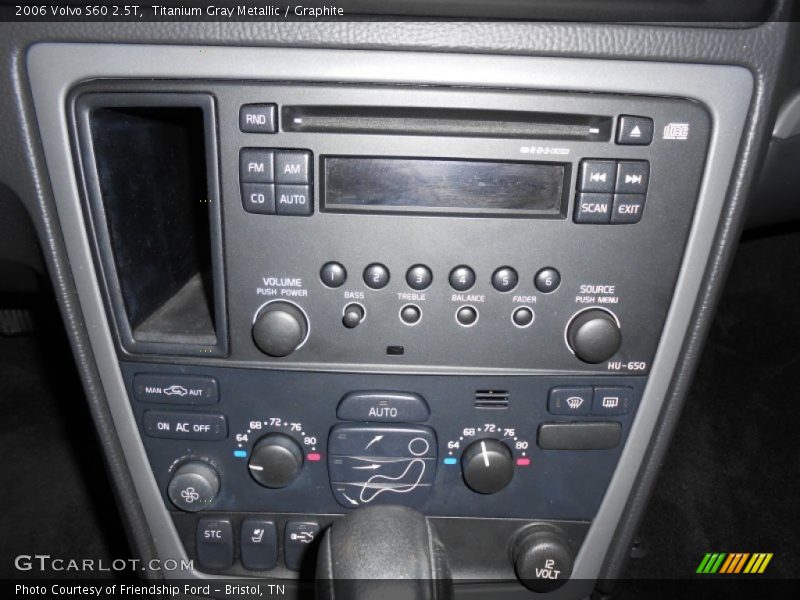 Titanium Gray Metallic / Graphite 2006 Volvo S60 2.5T