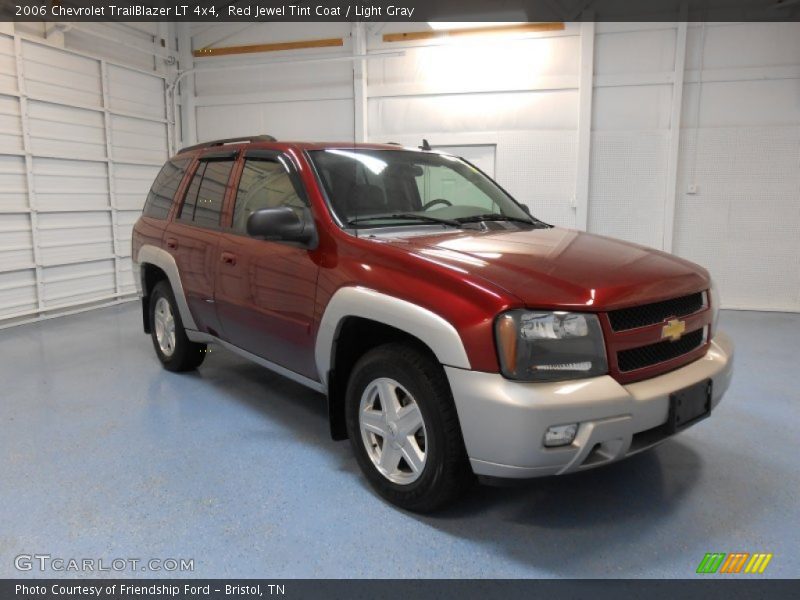 Red Jewel Tint Coat / Light Gray 2006 Chevrolet TrailBlazer LT 4x4