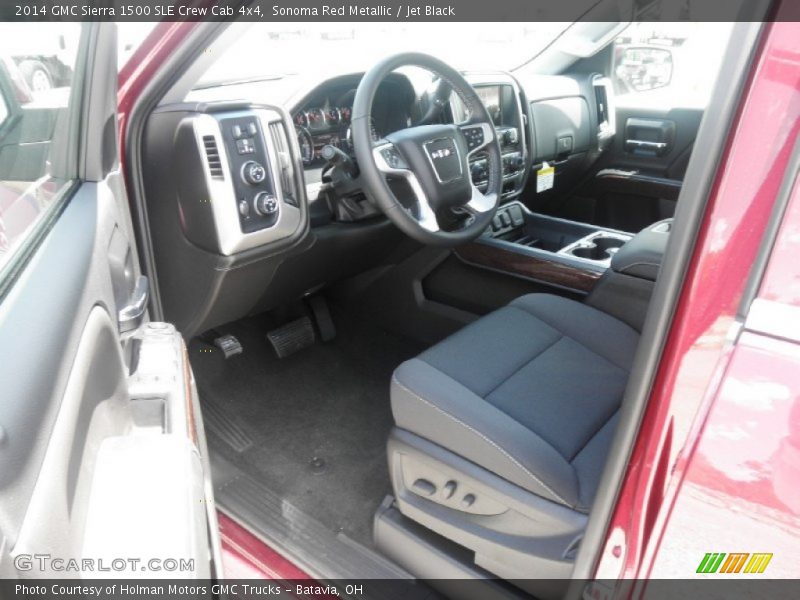 Sonoma Red Metallic / Jet Black 2014 GMC Sierra 1500 SLE Crew Cab 4x4