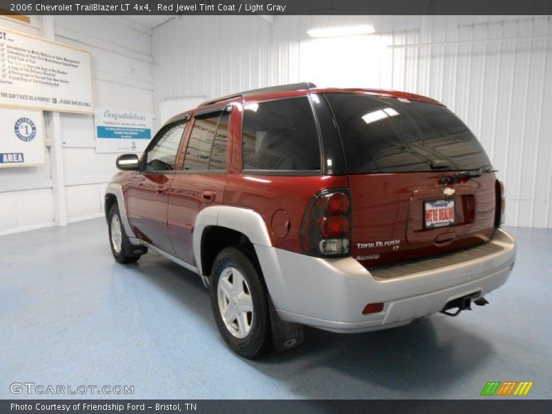 Red Jewel Tint Coat / Light Gray 2006 Chevrolet TrailBlazer LT 4x4