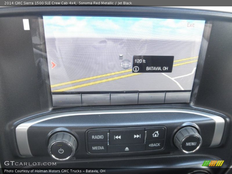 Sonoma Red Metallic / Jet Black 2014 GMC Sierra 1500 SLE Crew Cab 4x4