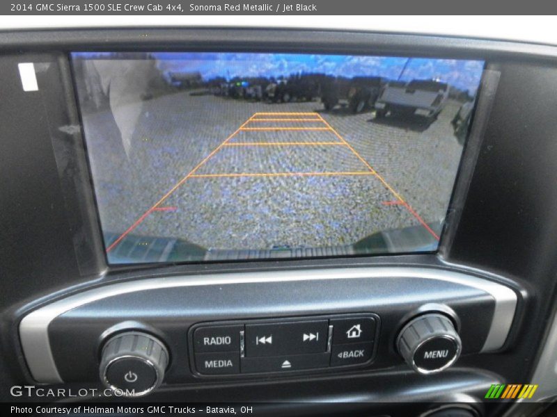 Sonoma Red Metallic / Jet Black 2014 GMC Sierra 1500 SLE Crew Cab 4x4