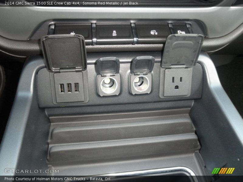 Sonoma Red Metallic / Jet Black 2014 GMC Sierra 1500 SLE Crew Cab 4x4