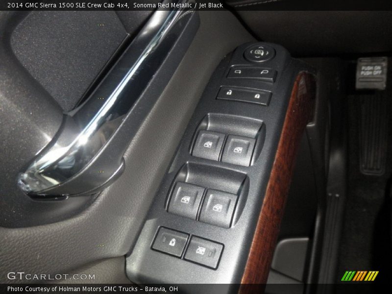 Sonoma Red Metallic / Jet Black 2014 GMC Sierra 1500 SLE Crew Cab 4x4