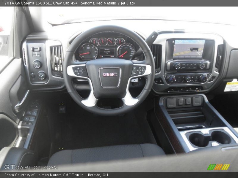 Sonoma Red Metallic / Jet Black 2014 GMC Sierra 1500 SLE Crew Cab 4x4