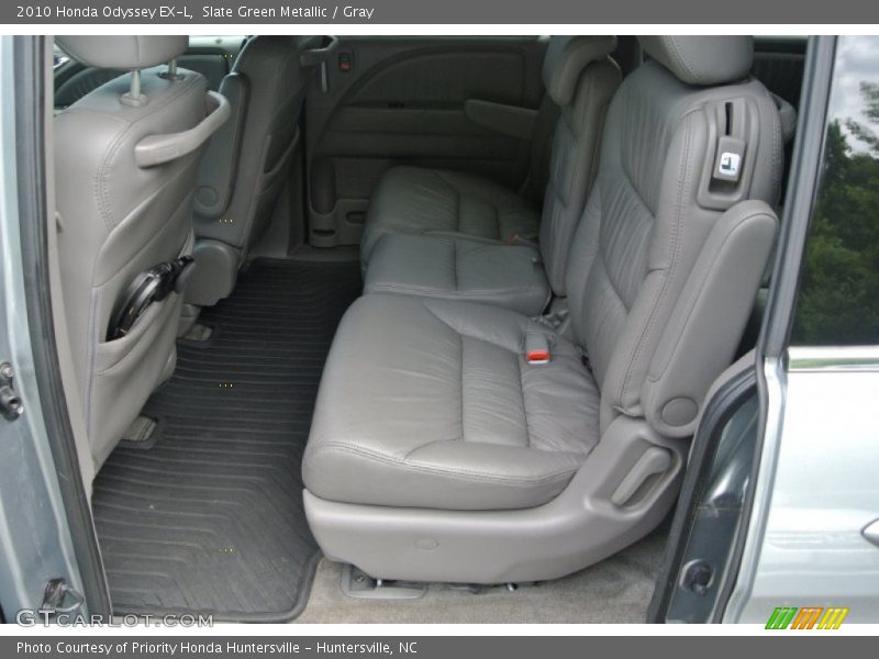 Slate Green Metallic / Gray 2010 Honda Odyssey EX-L