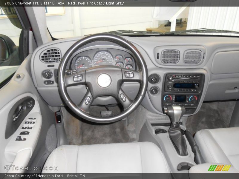 Red Jewel Tint Coat / Light Gray 2006 Chevrolet TrailBlazer LT 4x4