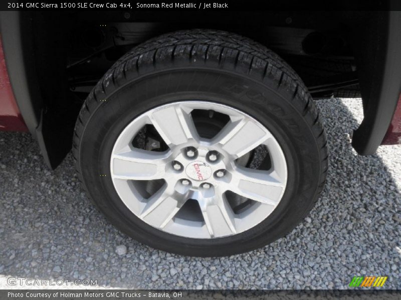 Sonoma Red Metallic / Jet Black 2014 GMC Sierra 1500 SLE Crew Cab 4x4