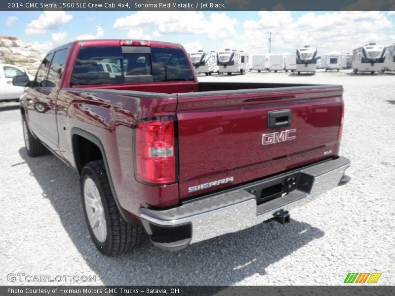 Sonoma Red Metallic / Jet Black 2014 GMC Sierra 1500 SLE Crew Cab 4x4