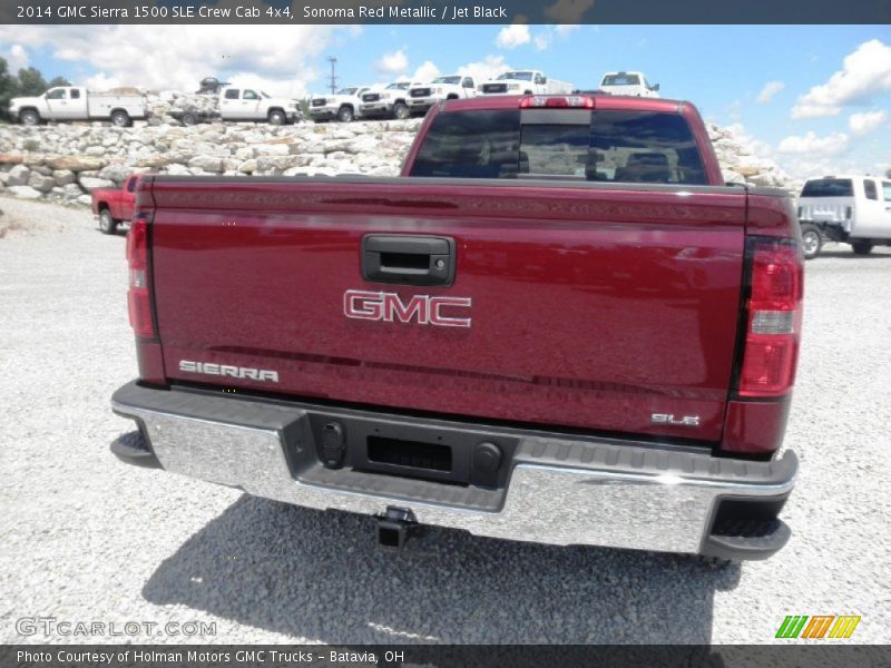 Sonoma Red Metallic / Jet Black 2014 GMC Sierra 1500 SLE Crew Cab 4x4