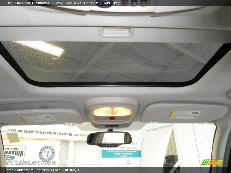 Red Jewel Tint Coat / Light Gray 2006 Chevrolet TrailBlazer LT 4x4