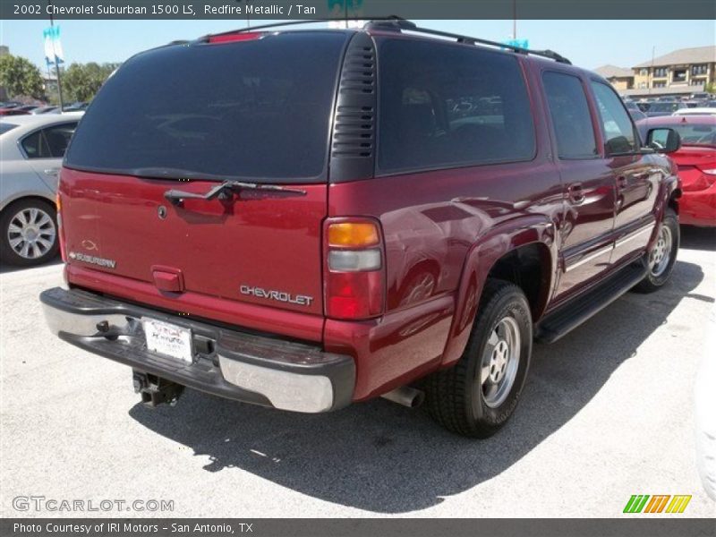 Redfire Metallic / Tan 2002 Chevrolet Suburban 1500 LS