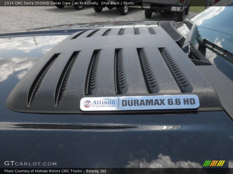 Onyx Black / Ebony 2014 GMC Sierra 3500HD Denali Crew Cab 4x4 Dually