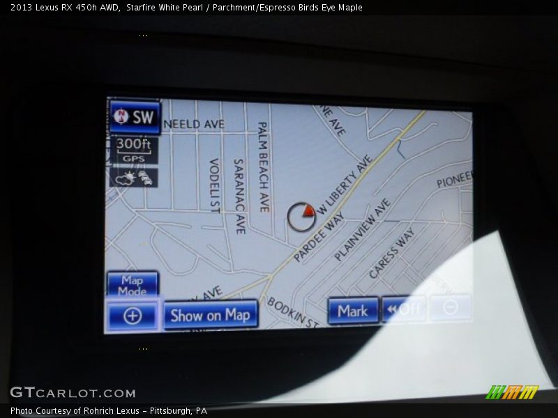 Starfire White Pearl / Parchment/Espresso Birds Eye Maple 2013 Lexus RX 450h AWD