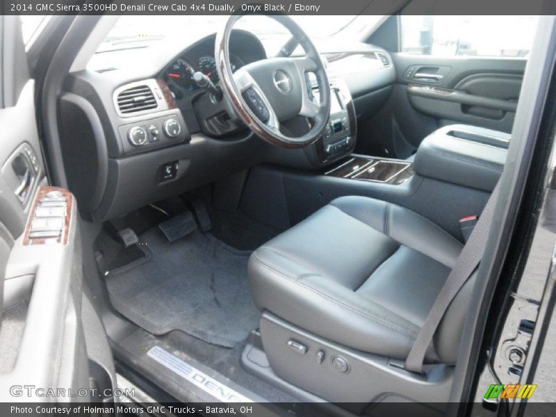Onyx Black / Ebony 2014 GMC Sierra 3500HD Denali Crew Cab 4x4 Dually