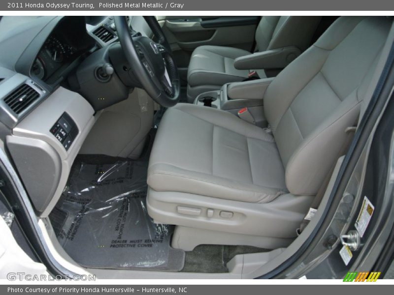 Polished Metal Metallic / Gray 2011 Honda Odyssey Touring